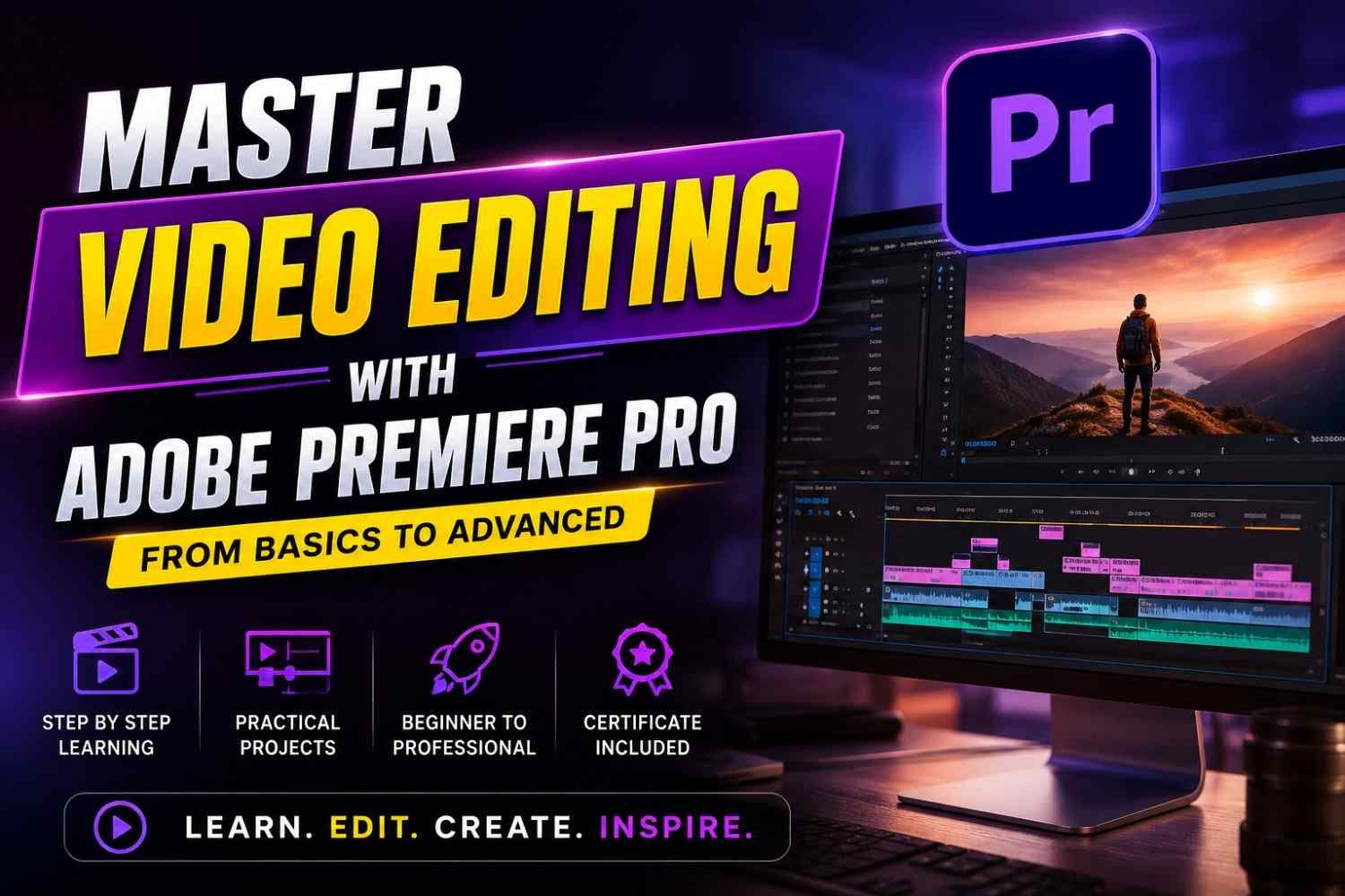 Master Video Editing with Adobe Premiere Pro